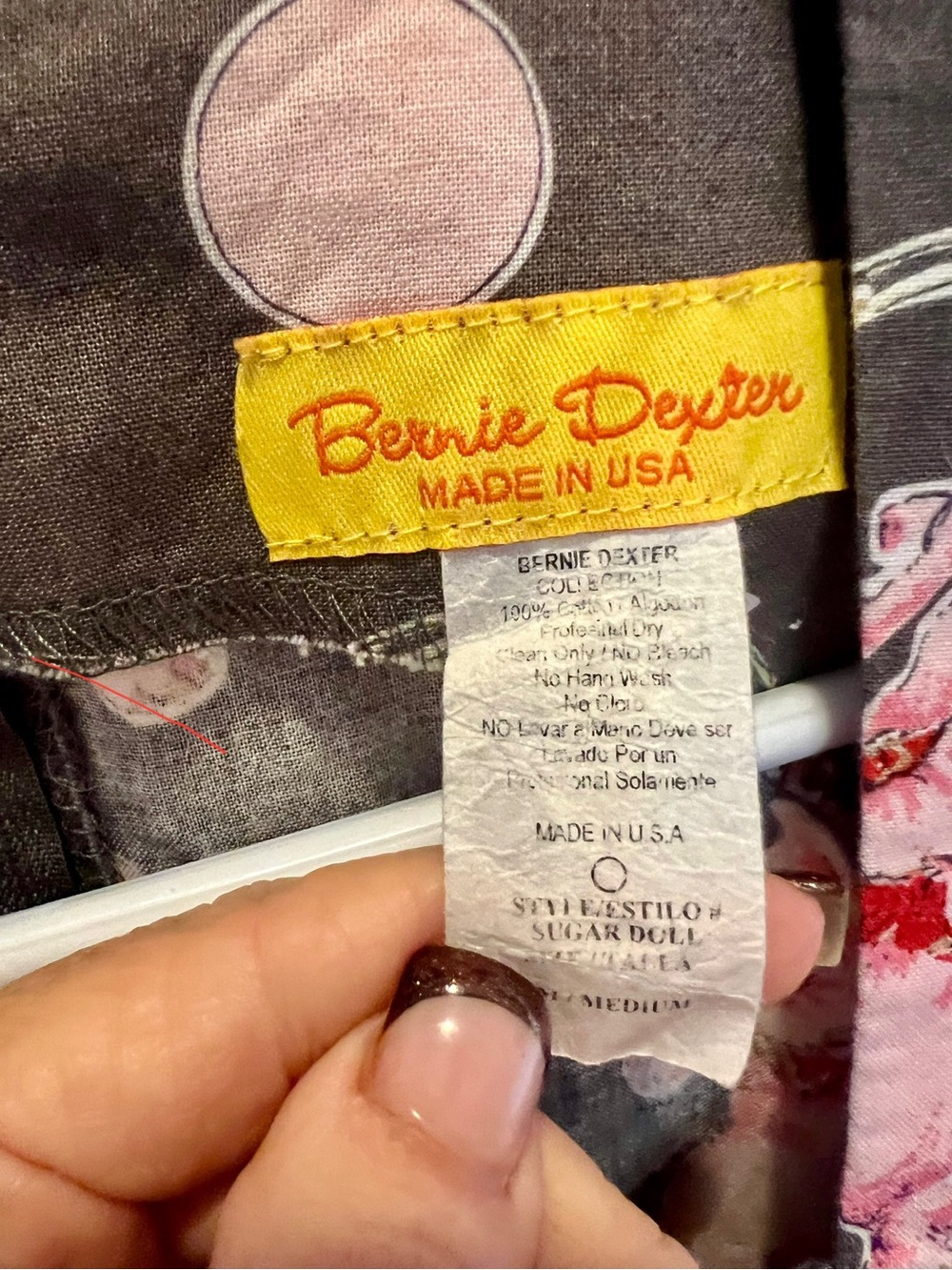 Bernie Dexter Tipsy Elephant Dress in Pink, Gray HTF